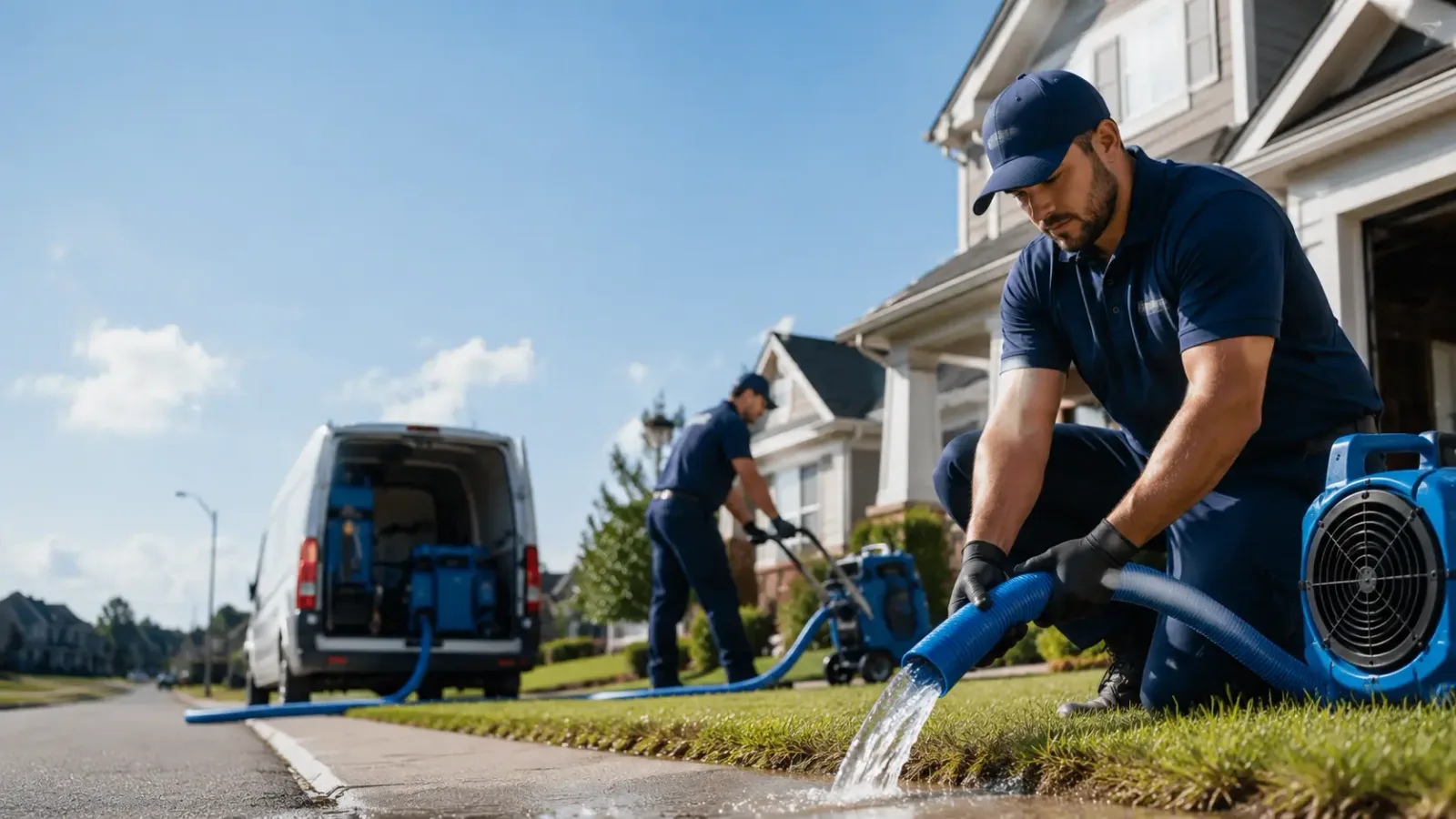 Flood Damage Restoration in New Athens, OH